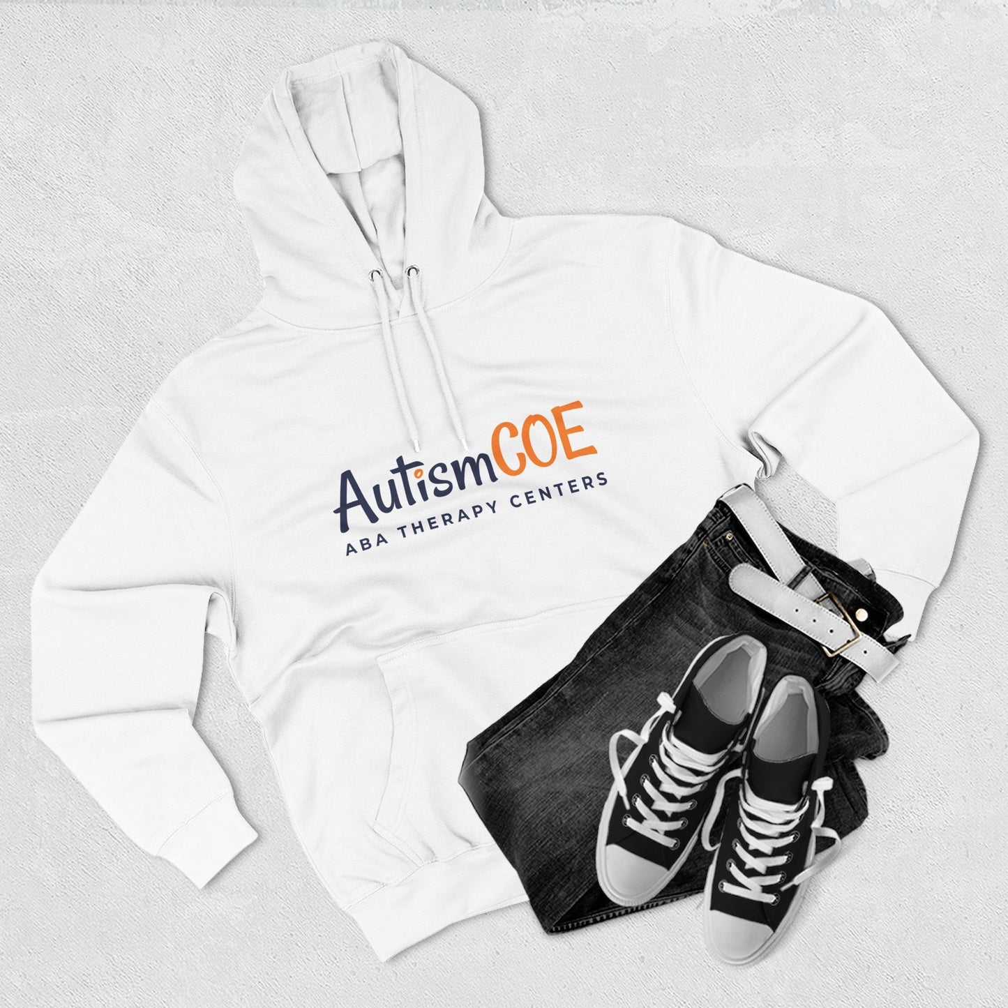 AutismCOE ABA Therapy Centers Hoodie — Supportive Autism Awareness Pullover