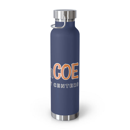 Autism Care 22oz Insulated Water Bottle — Copper Vacuum Thermo Flask