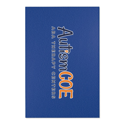 Autism COE ABA Therapy Centers Blue Area Rug – Sensory-Friendly Logo Mat