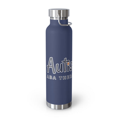 Autism Care 22oz Insulated Water Bottle — Copper Vacuum Thermo Flask