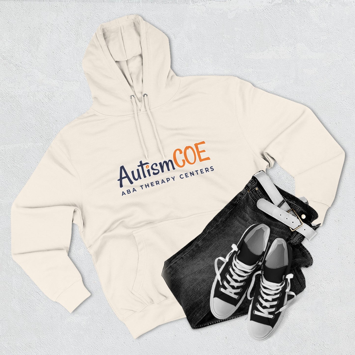AutismCOE ABA Therapy Centers Hoodie — Supportive Autism Awareness Pullover